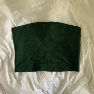 Garage hunter green tube top